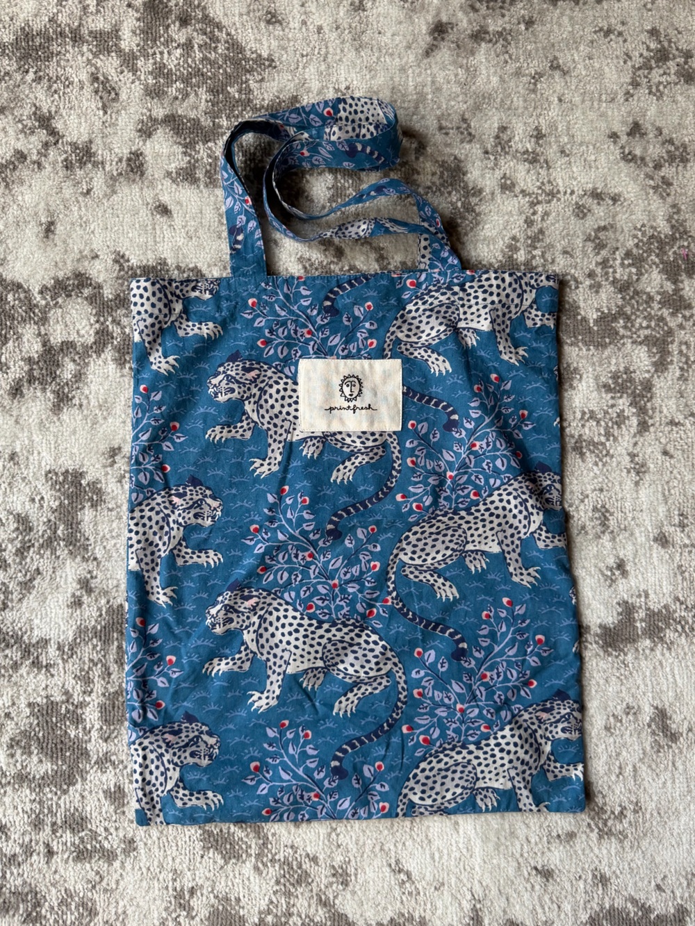 Printfresh Bagheera Leopard 100% Cotton Tote Bag